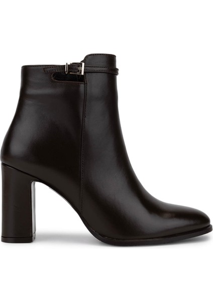 Kadın Hakiki Deri Kahverengi Klasik Bot 33 3500 Bn Bot SK25-26 Kahve Derı