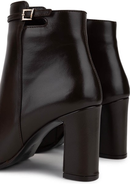 Kadın Hakiki Deri Kahverengi Klasik Bot 33 3500 Bn Bot SK25-26 Kahve Derı indirimleri