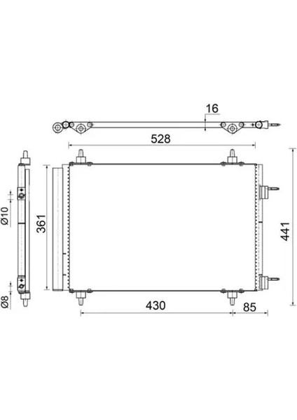 AC554000S Klima Radyatoru 6455EW 6455GG 6455GL