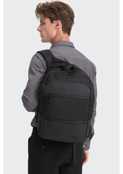 15,6 Inç Laptop Bölmeli, Ortopedik Sırt Destekli Su Geçirmez Erkek Sırt Çantası CTV8680 Siyah modelleri