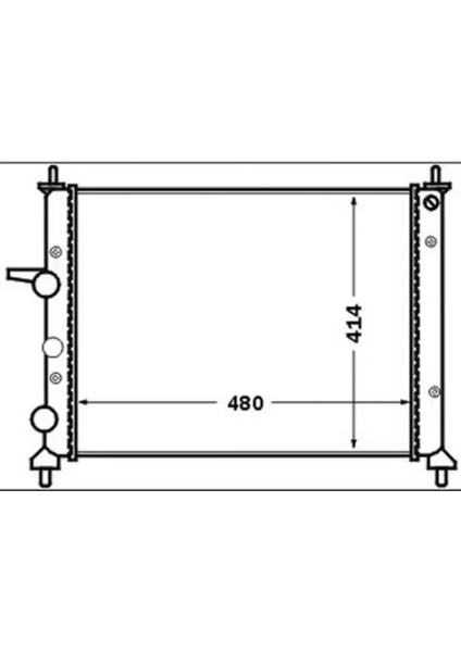 CR1442000S Motor Radyatoru 46514942 46529669 46537992