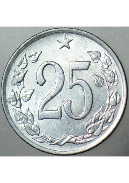Çekoslovakya 25 Haleru 1962 Çilaltı+ fiyatları