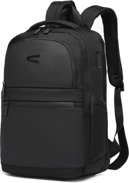 17,3 Inç Laptop Bölmeli, Ortopedik Sırt Destekli Su Geçirmez Erkek Sırt Çantası CTV8681 Siyah
