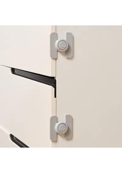 Sunup SN-28751 Düğmeli Tip Dolap ve Çekmece Çocuk Bebek Güvenlik Kilidi Kilit fırsatları