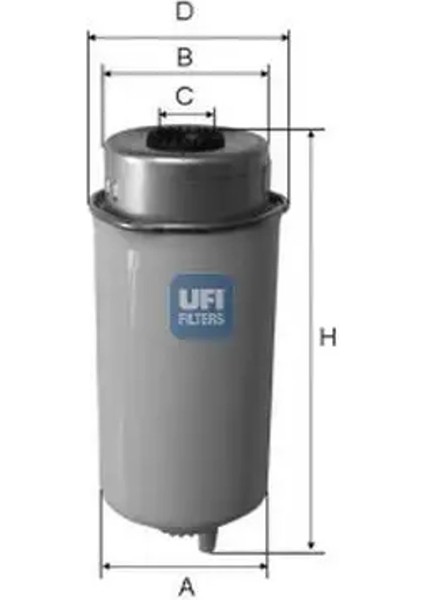 2445600 Yakit Filtresi 1712985 3C119176AA 3C119176AB