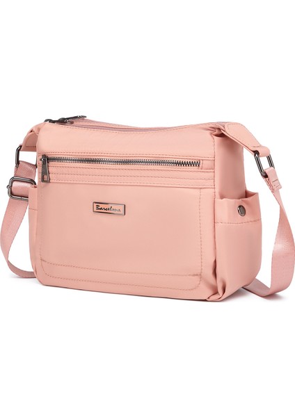 Su Geçirmez, Çok Cepli, Hafif, Kadın Omuz ve Çapraz Çanta BRC2141 Pudra fiyatları