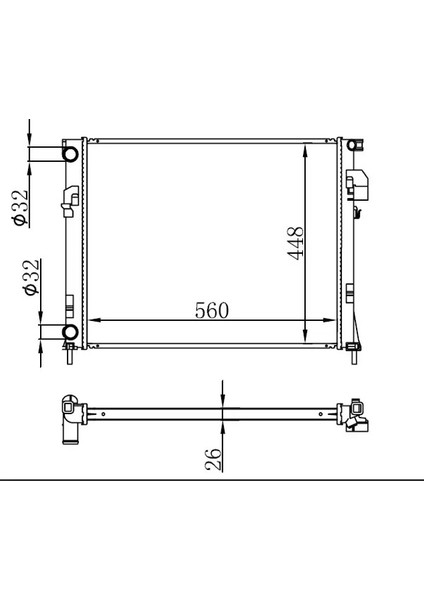 BRN074026 Motor Radyatoru 2140000QAN 2140000QAS