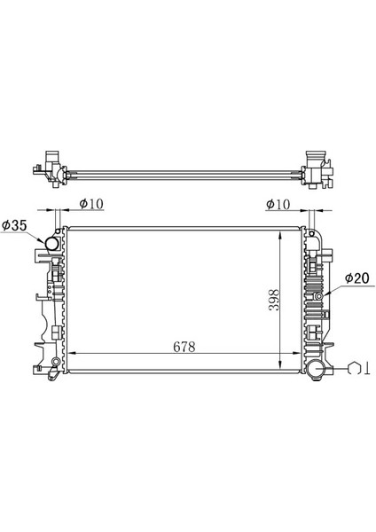 BME120026 Motor Radyatoru 2E0121253 2E0121253A 9065000002