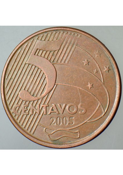 Brezilya 5 Centavos 2005. modelleri