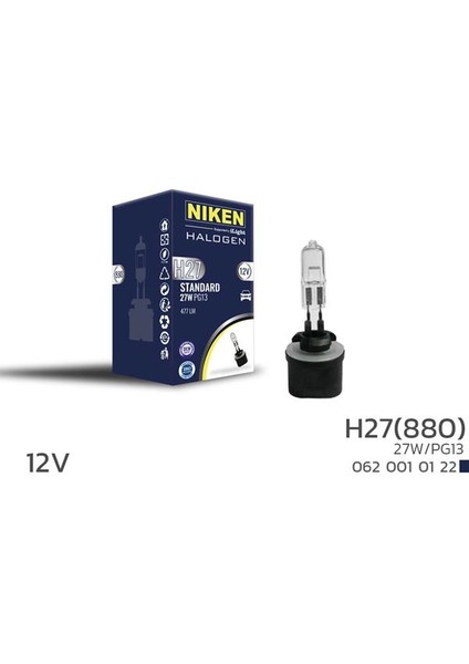 H27W/1 880 27W HALOJEN AMPUL PG13 125 (10 ADET)