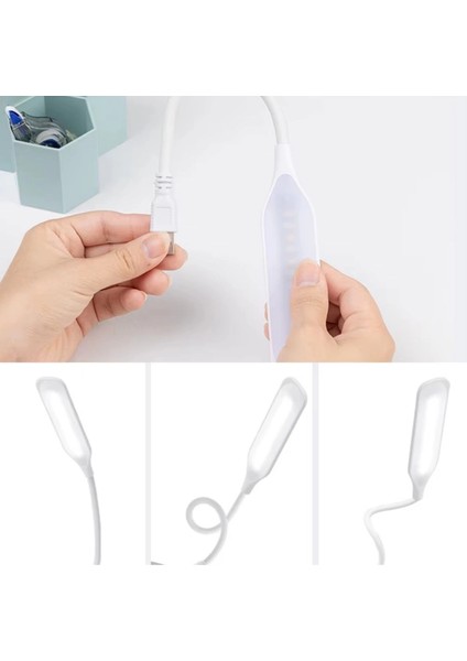 USB Girişli 14 Ledli 3 Kademeli Dokunmatik Masa/kitap Okuma Lambası Ledi Beyaz (5148) modelleri