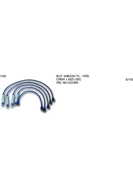 7109 Buji Kablosu 1612484 1612513E 90349319