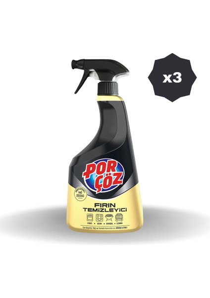 Fırın Temizleyici Sprey 750 ml - (3 Adet)