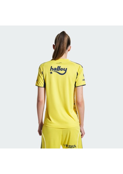 Fenerbahçe 25-26 Kadın Sarı Futbol Deplasman Forması.-