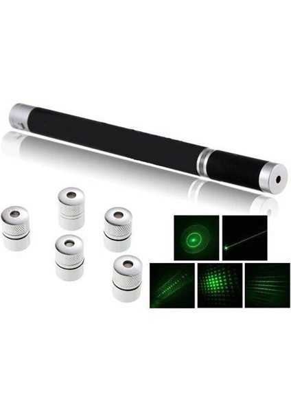Yeşil Lazer Pointer USB Şarjlı 5 Km Etki Alanı! (5148) modelleri