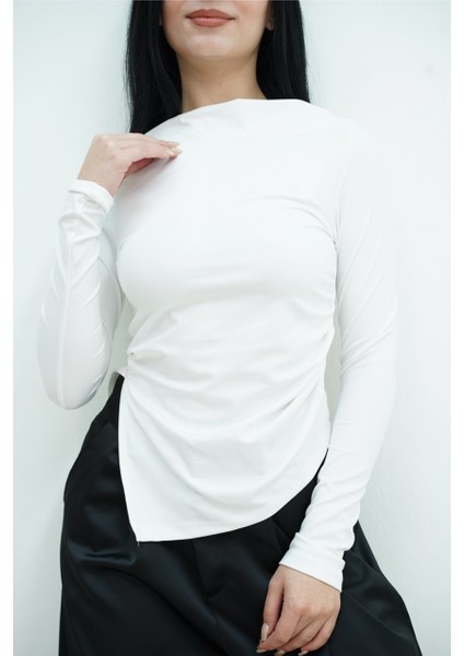 Kayık Yaka Bluz modelleri