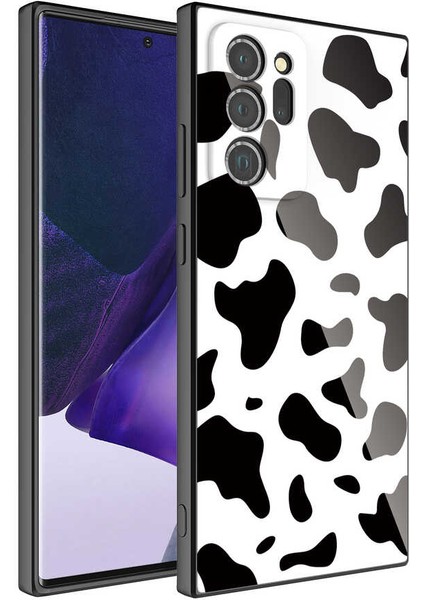 Galaxy Note 20 Ultra Kılıf Kamera Korumalı Desenli Sert Silikon Aden Epoksi Kapak-No7