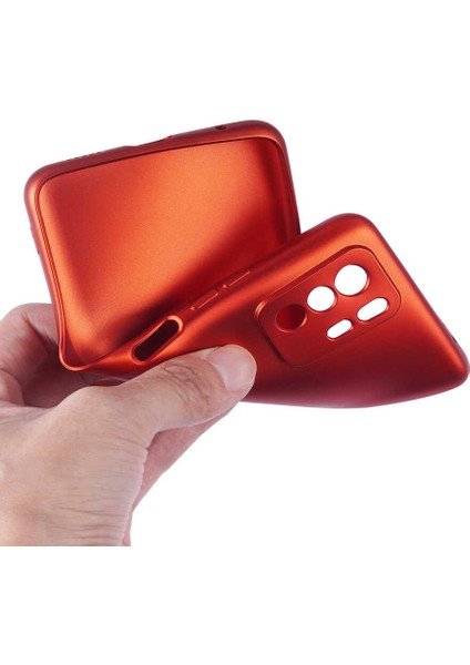 Xiaomi Poco X3 Gt Kılıf Aden Premier Silikon Kapak-Kırmızı modelleri
