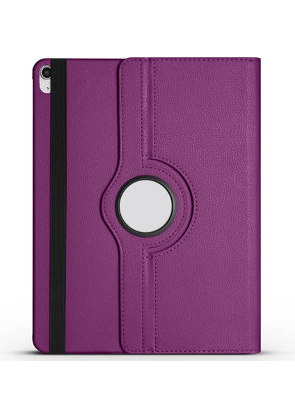 iPad Air 13 2025 M3 Aden Dönebilen Standlı Kılıf - Mor