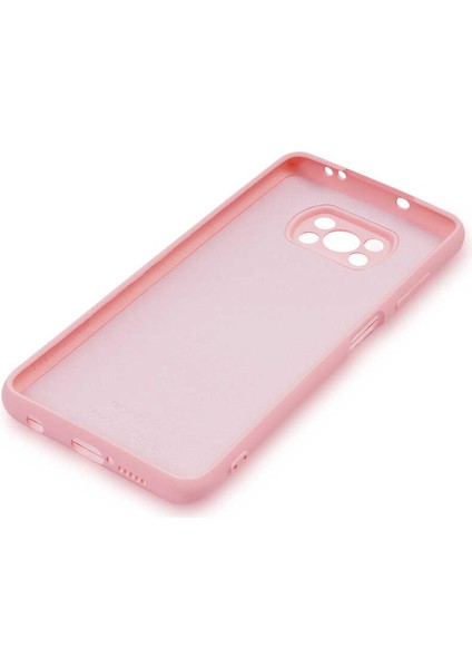 Xiaomi Poco X3 Kılıf Aden Mara Laaakan Kapak-Pembe Açık modelleri