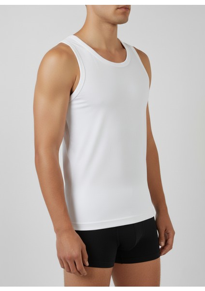 Erkek Atlet Pamuklu Iç Çamaşır 6'lı Paket Slim Fit Rahat fırsatları