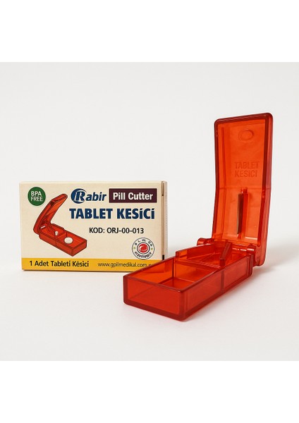 tablet hap kesici şeffaf kırmızı renk | bpa ıçermez, güvenli ve pratik kullanım