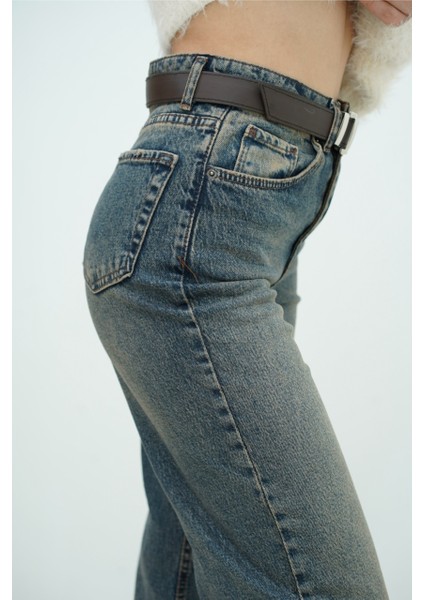 KEMERLİ TİNTLİ PANTOLON fırsatları