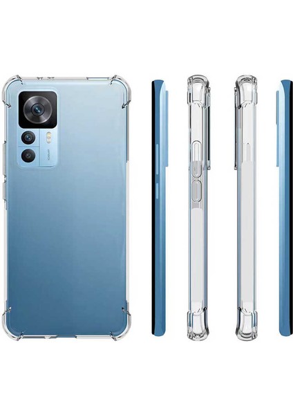 Xiaomi Mi 12T Pro Kılıf Aden Nitro Anti Shock Silikon-Renksiz fırsatları