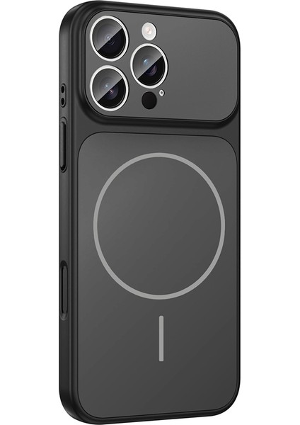 iPhone 15 Pro Max Kılıf Hzrv M-Safe Şarj Özellikli Kamera Korumalı Formen Kapak - Turuncu modelleri