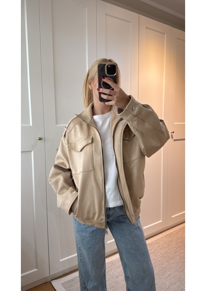 Süet Bomber Ceket -Taş fiyatları