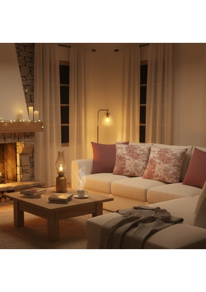 Yüksek Kaliteli Desenli Jakarlı Dokuma Kumaş Kırlent 45 x 43 cm (İçi Dolu) Bordo Ağırlıklı modelleri