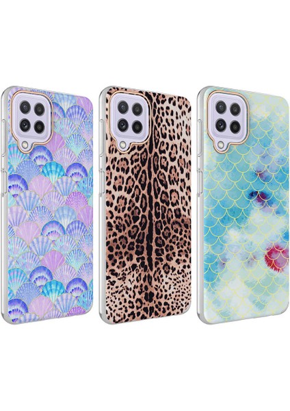 Galaxy M22 Kılıf Aden Bella Kapak-Mavi fiyatları