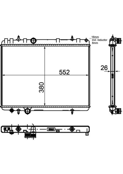 CR1144000P Motor Radyatoru 1330J9 1330V3 133340