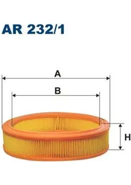 AR2321 Hava Filtresi 46536222 71754083