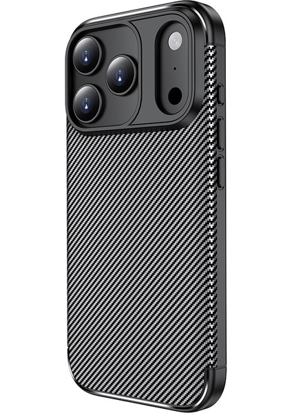 iPhone 17 Pro Max Kılıf Aden Negro Silikon Kapak - Siyah indirimleri