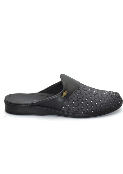 Erkek Siyah Günlük Ev Terliği , Damat Terliği , Çeyiz Terliği ve Misafir Terliği