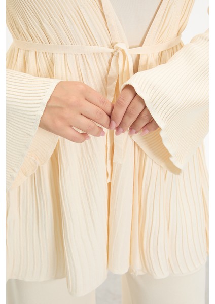 Merserize Kuşaklı Pliseli Takım fiyatları