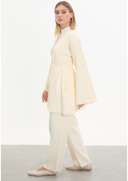 Merserize Kuşaklı Pliseli Takım fırsatları