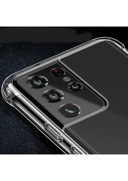 Galaxy S21 Ultra Kılıf Aden Nitro Anti Shock Silikon-Renksiz modelleri
