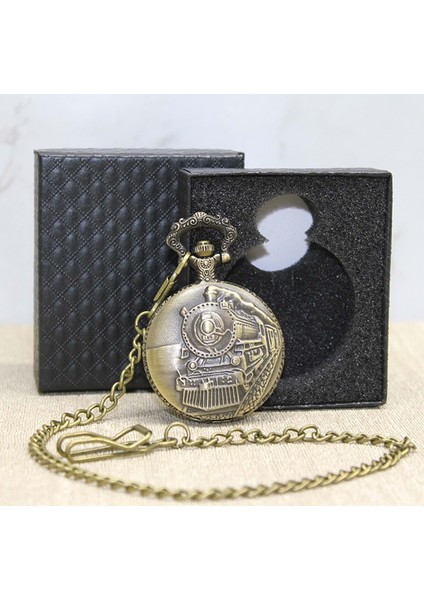 Kişiye Özel Kutulu Tren Temalı Köstekli Saat
