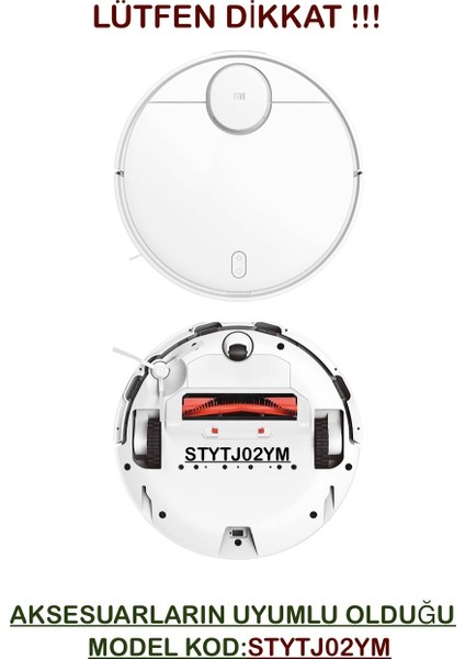 Xiaomi Mi Robot Vacuum Mop Pro Beyaz Robot Süpürge Uyumlu (M.Kod:STYJO2YM) Fırça, Hepa Filtre - 11 Parça fiyatları