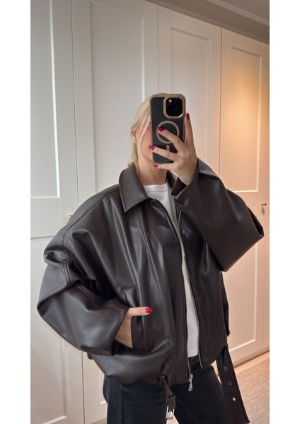 Acı Kahve Deri Ceket fiyatları