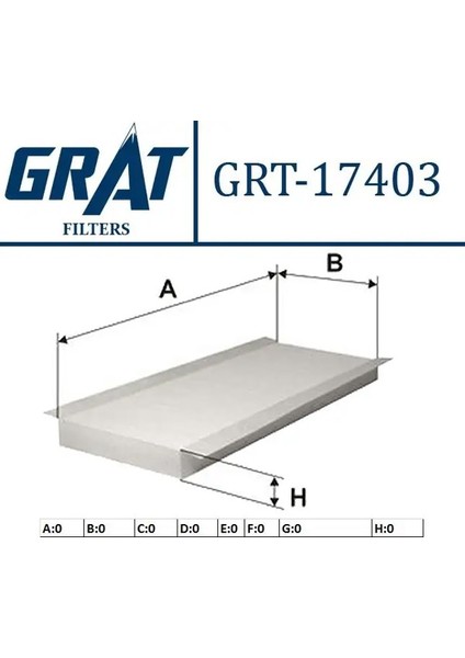 17403 Polen Filtresi YC1J19N619A1A