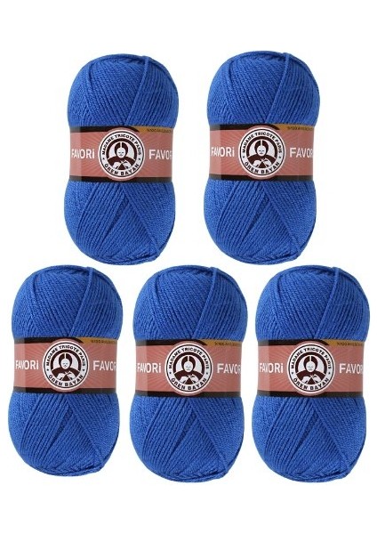 Ören Bayan Favori Örgü İpi - Saks Mavisi - 5'Li Paket - ( Renk Kodu : 016 ) fiyatları