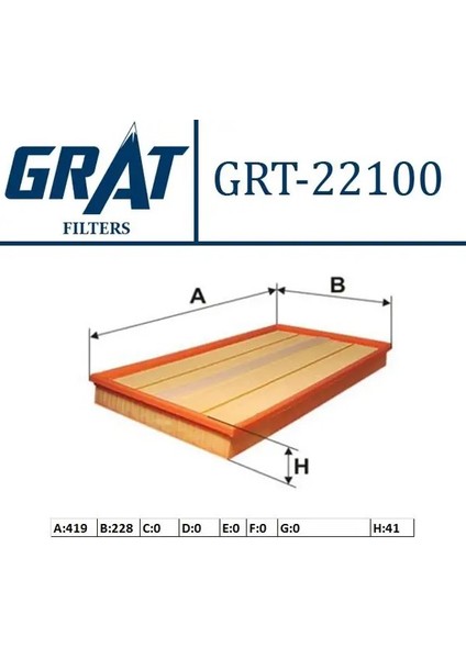 22100 Hava Filtresi 901651