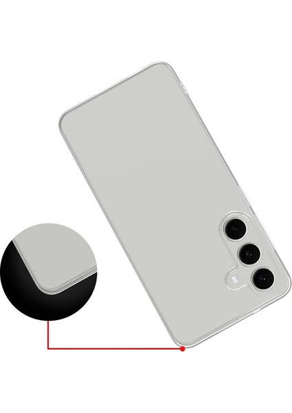 Galaxy S25 Fe Kılıf Hzrv Süper Silikon Kapak - Şeffaf indirimleri