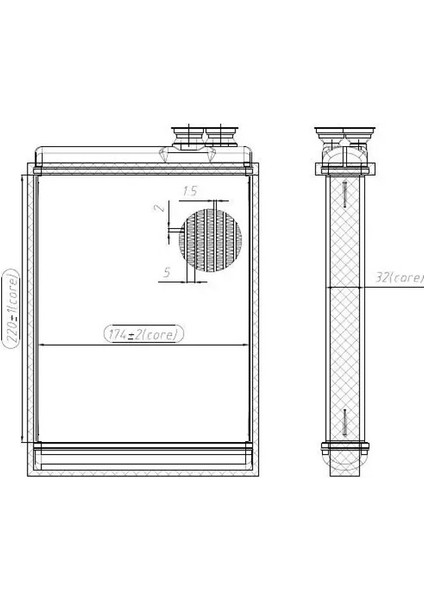 81203 Kalorifer Petegi 8K0898037A