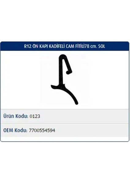 M0123 Kapi Fitili 7700554594