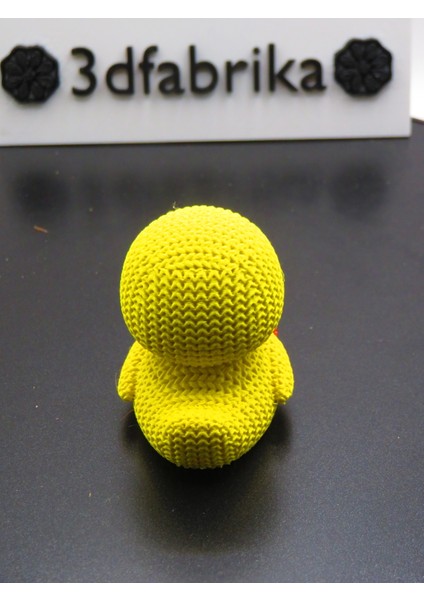 Örgü Desenli Sarı Ördek Dekoratif Figür – Sevimli Masa ve Raf Süsü modelleri