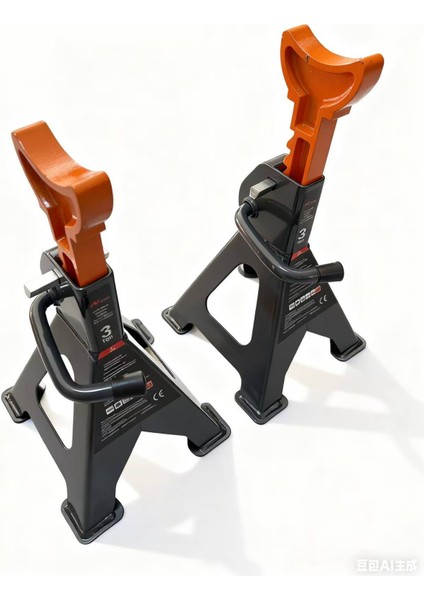 Frıko 3 Ton Pimli Emniyetli Kriko Standı Araba Sehpası 2 Adet